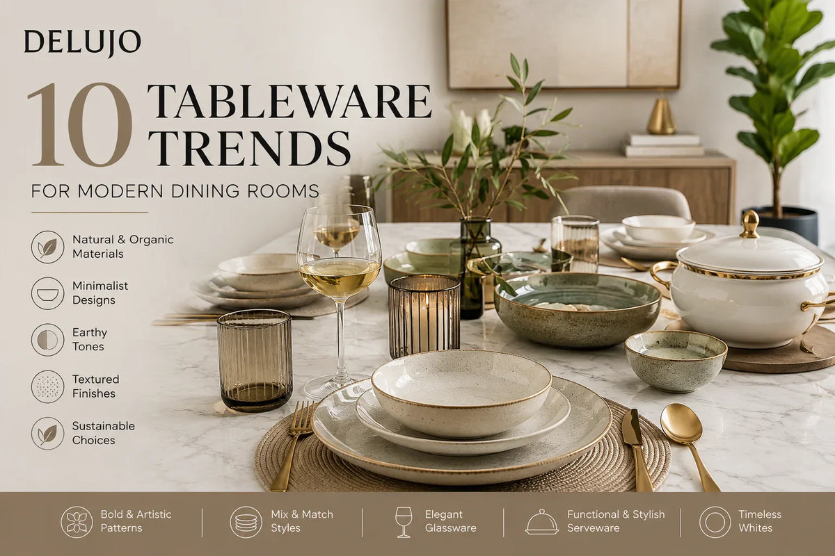 Tableware Trends Shaping Modern Dining Rooms
