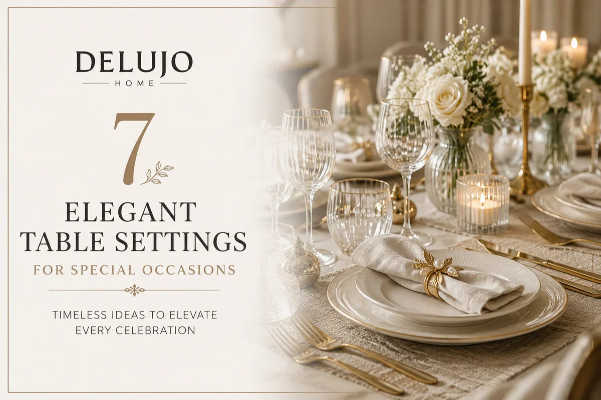 Elegant Table Setting Ideas for Special Occasions and Celebrations