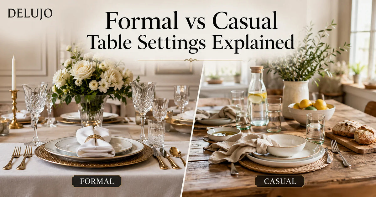 Formal vs Casual Table Settings: A Practical Guide for Home Dining
