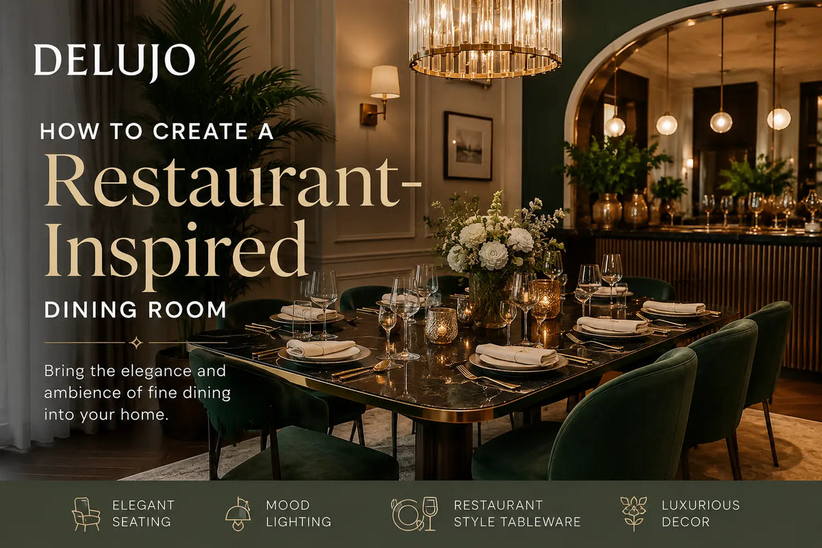 How to Create a Restaurant-Inspired Dining Room at Home