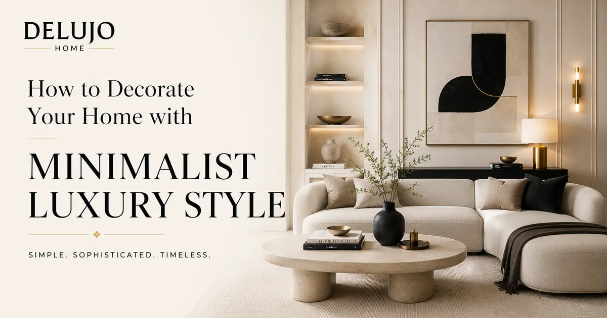 How to Decorate Your Home with Minimalist Luxury Style