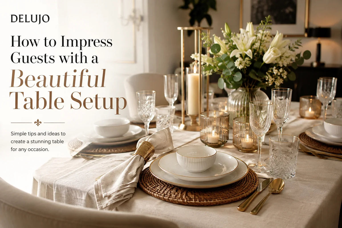 How to Impress Guests with a Beautiful Table Setup