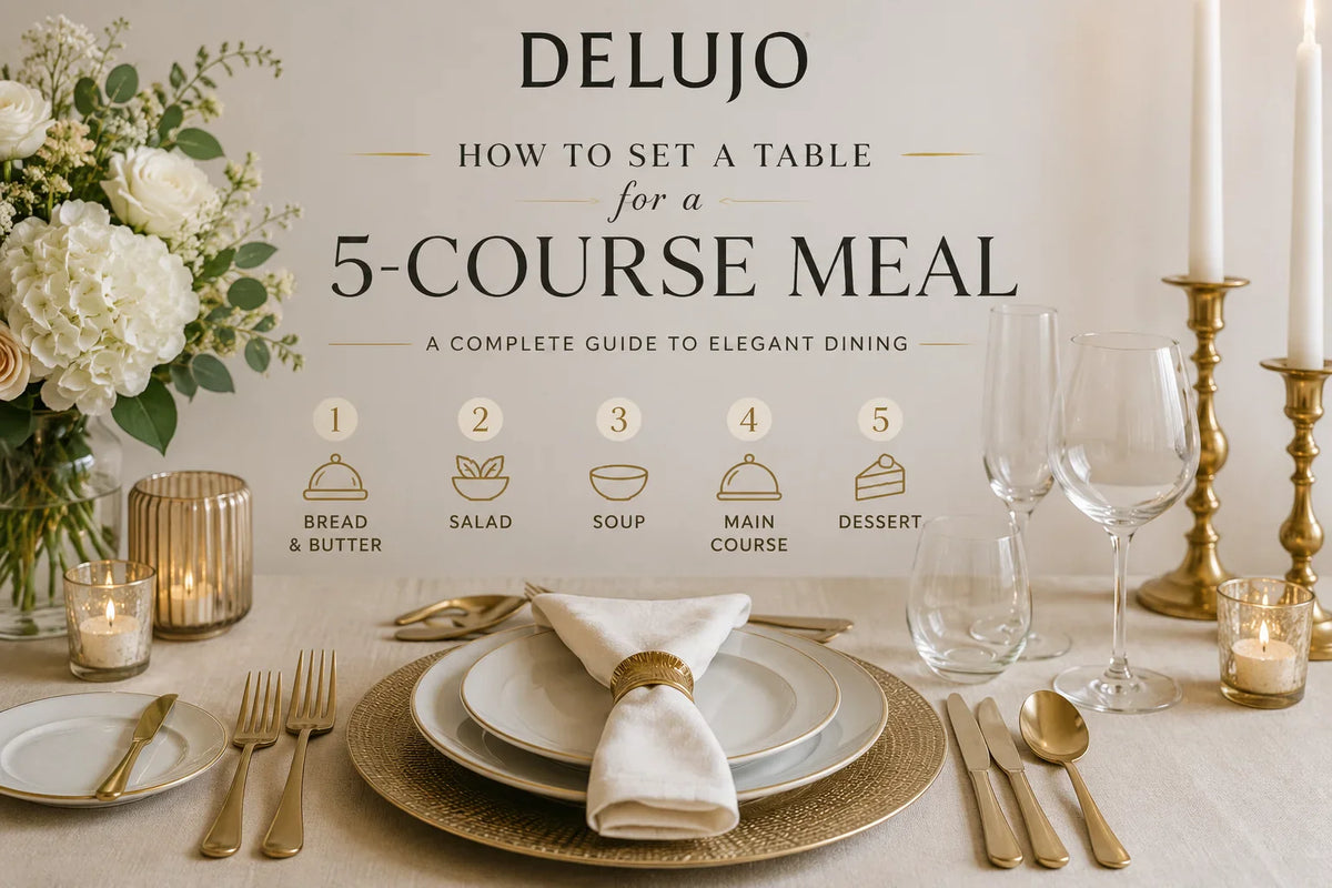 How to Set a Table for a 5-Course Meal