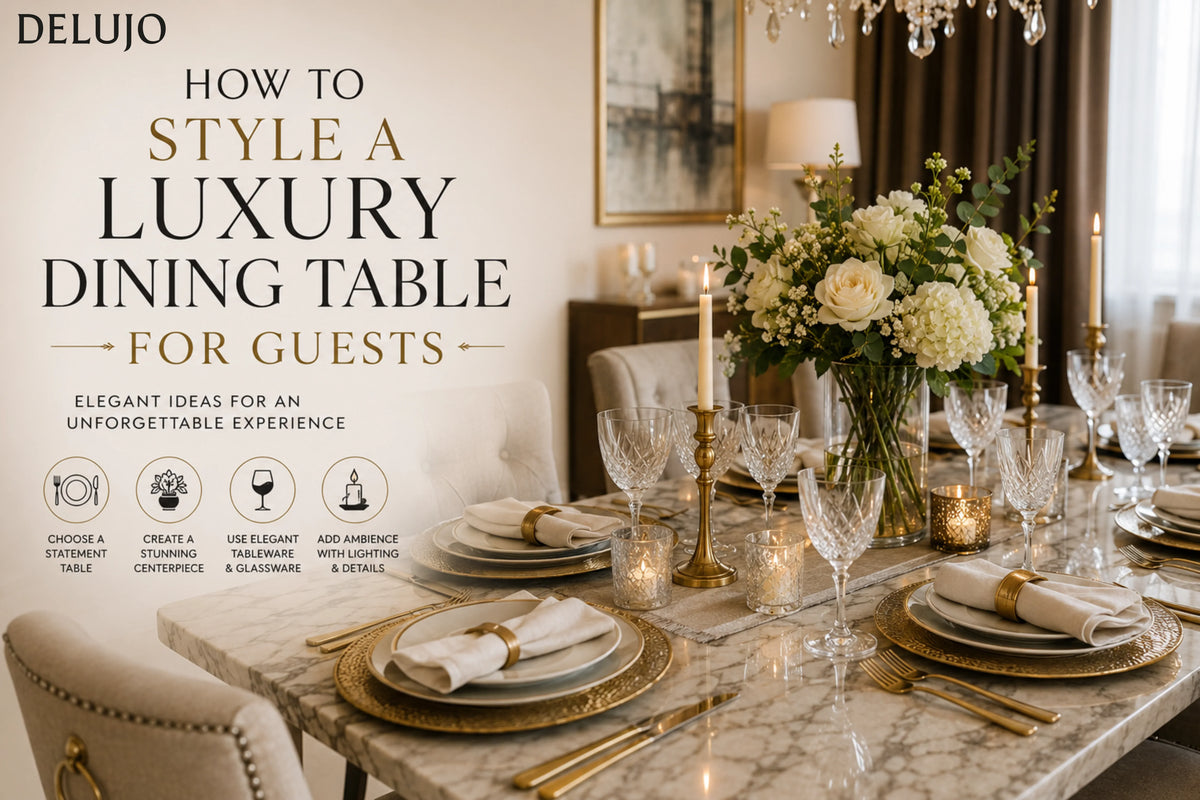 How to Style a Luxury Dining Table for Guests