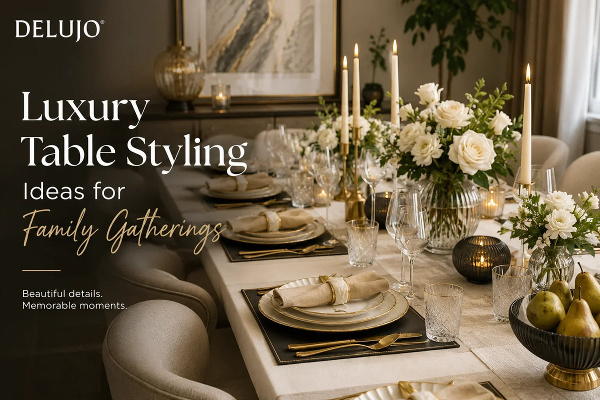 Luxury Table Styling Ideas for Family Gatherings