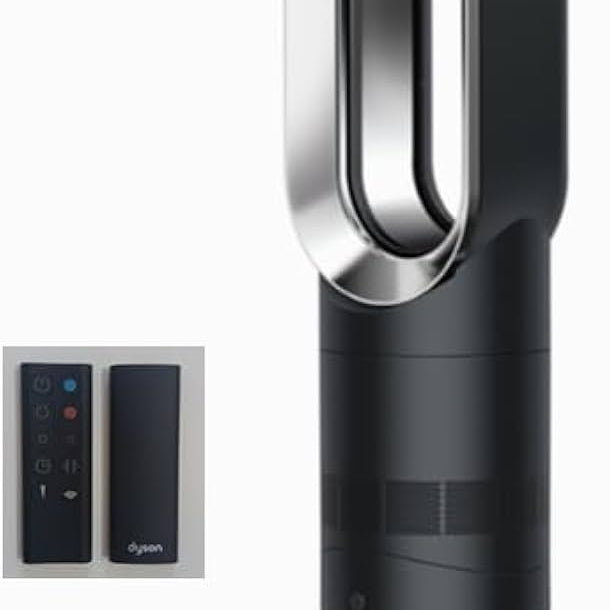 Dyson Hot+Cool™ Jet Focus fan heater AM09 (Satin Black/Nickel)