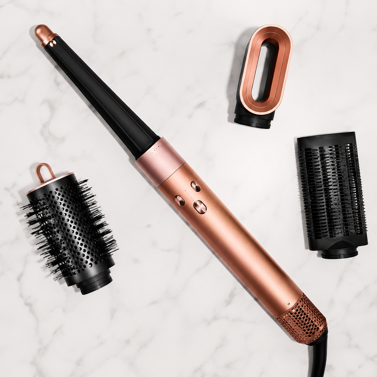 New Dyson Airwrap Co-anda2x™ multi-styler and dryer Curly+Coily (Amber silk)