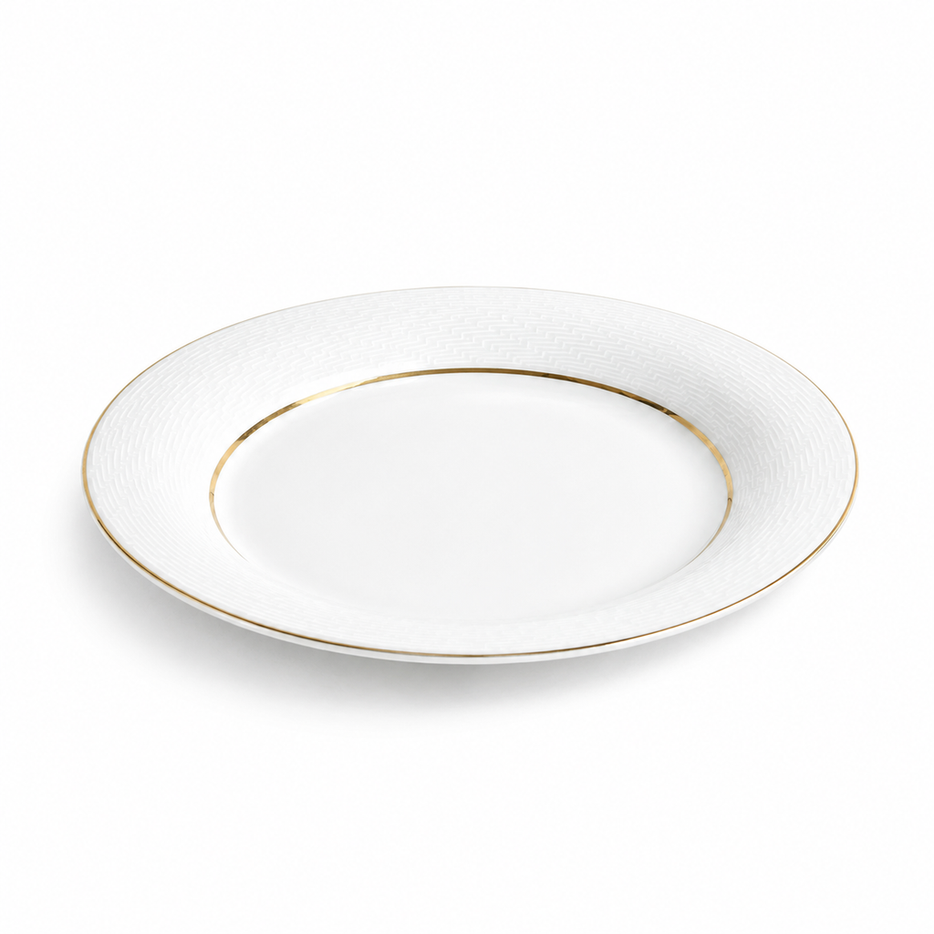 8.5" Round Platter - Aurora Decals
