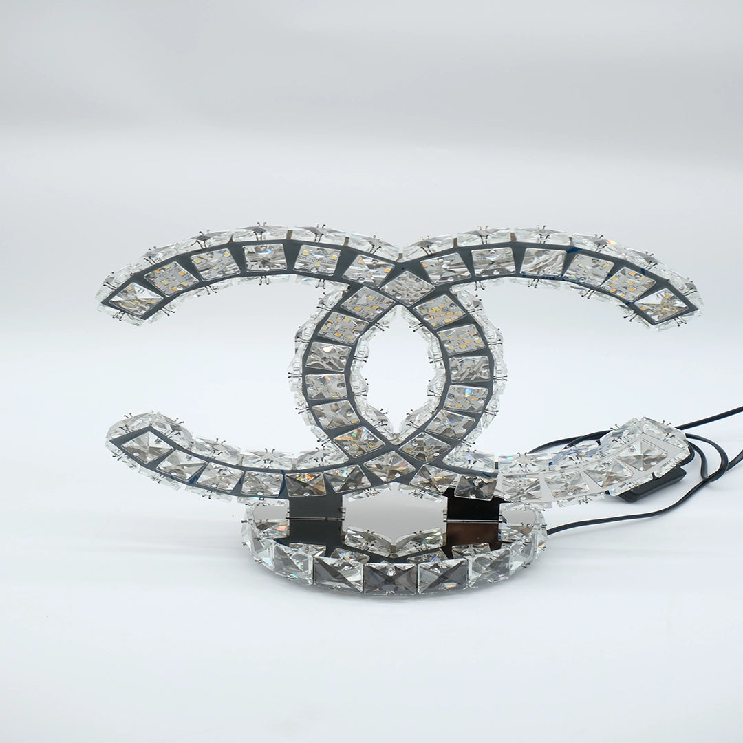 Crystal Infinity LED Luxe Lamp