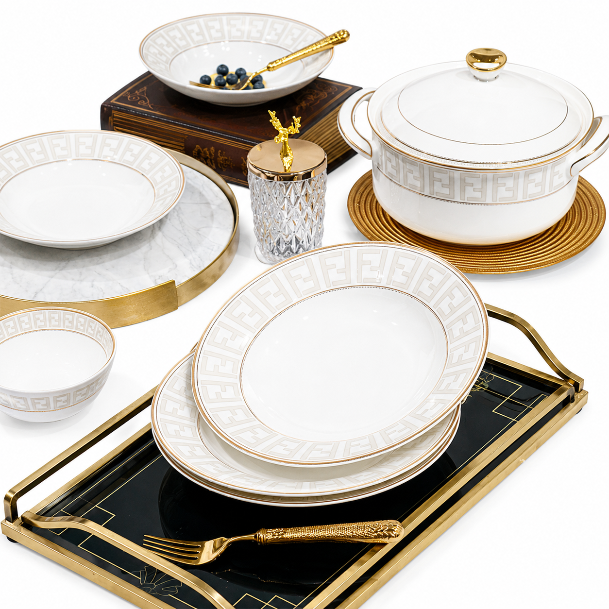Fendi Inspired Pure Bone