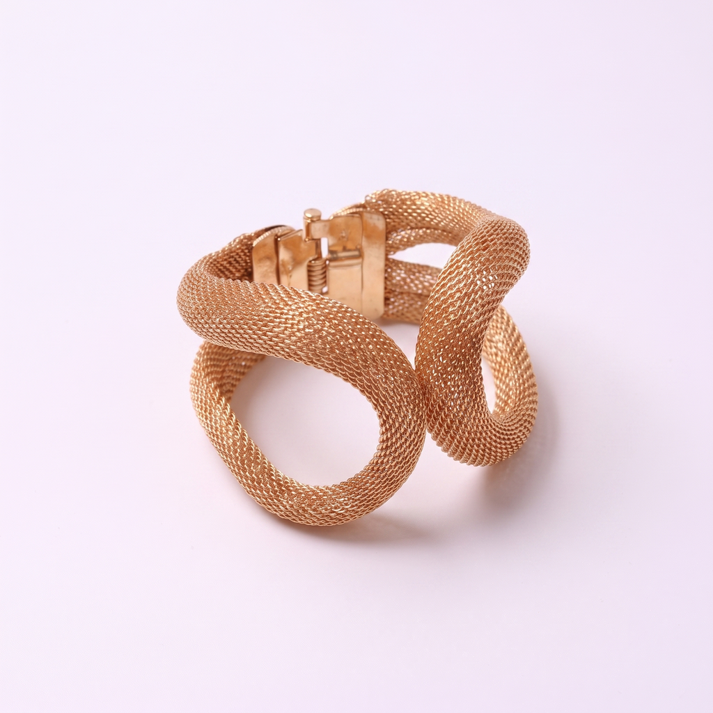 Elegant Geometric Cuff Napkin Holder