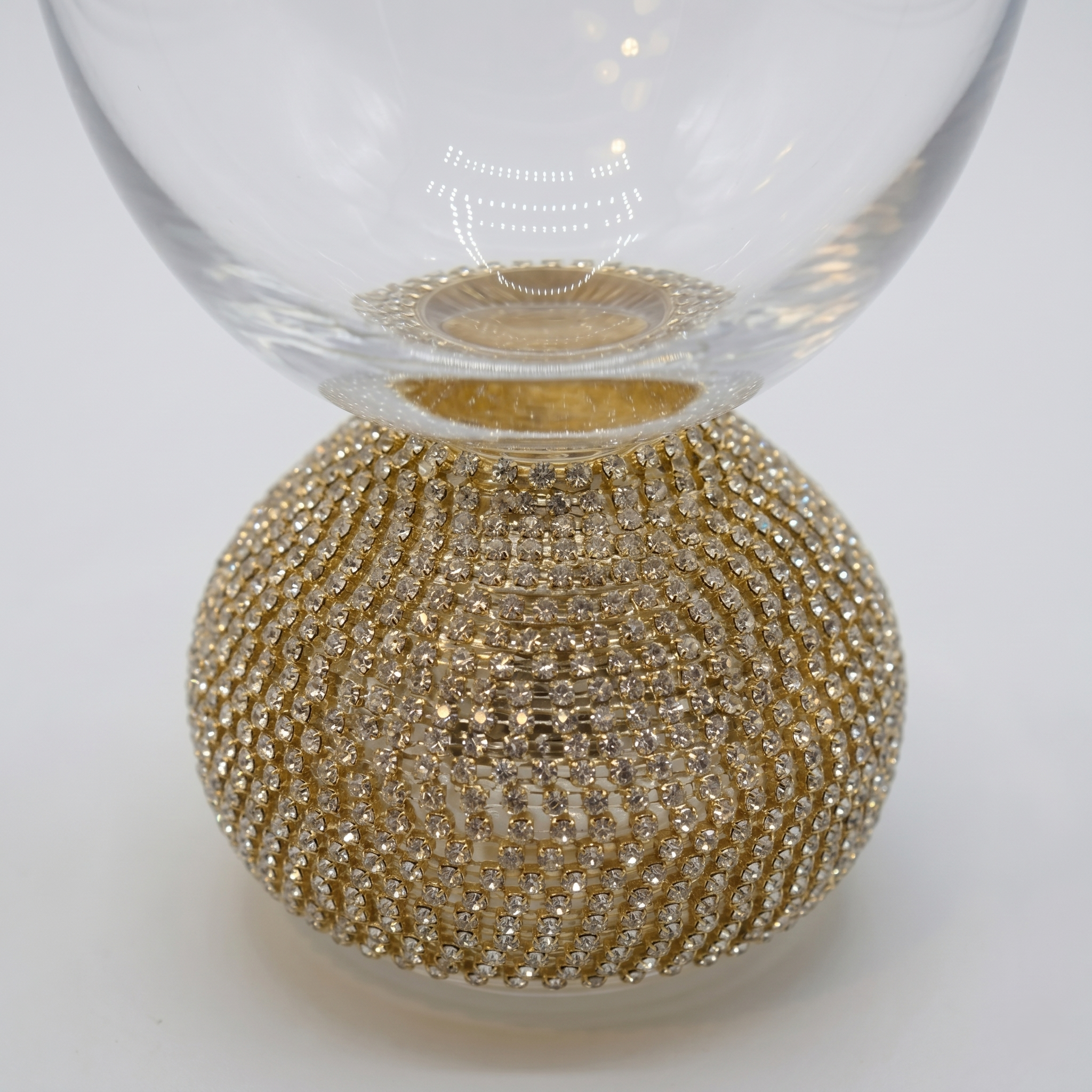 Crystal Glow Goblet Vase
