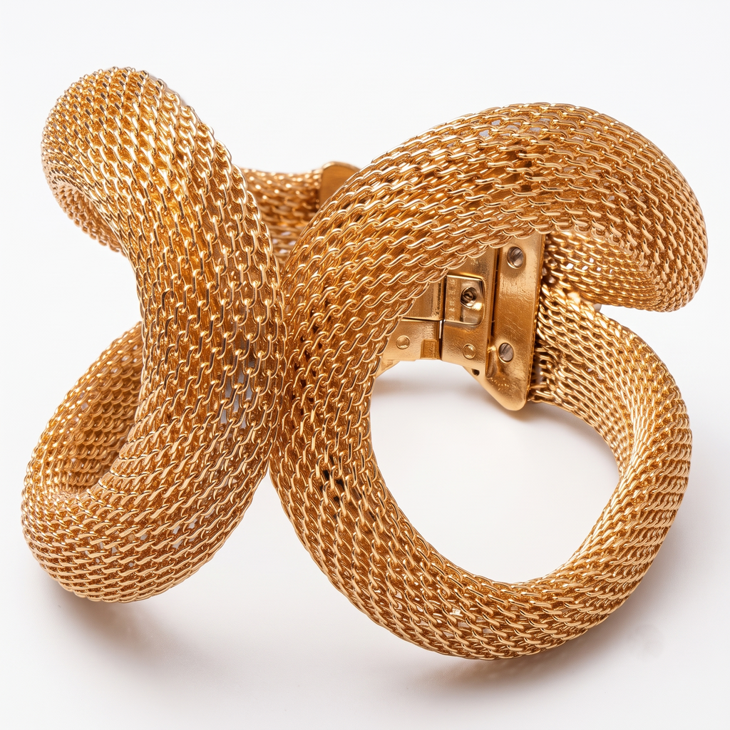 Elegant Geometric Cuff Napkin Holder