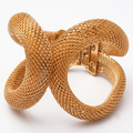 Elegant Geometric Cuff Napkin Holder