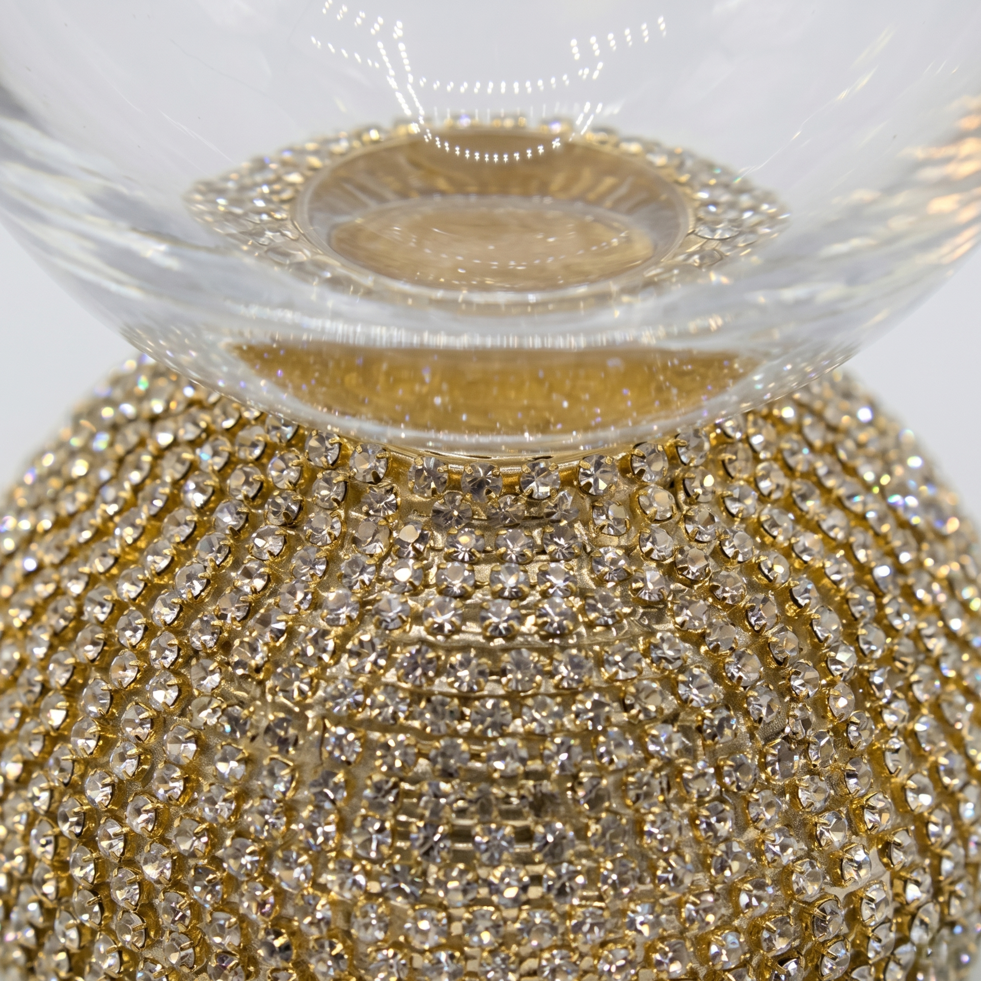 Crystal Glow Goblet Vase