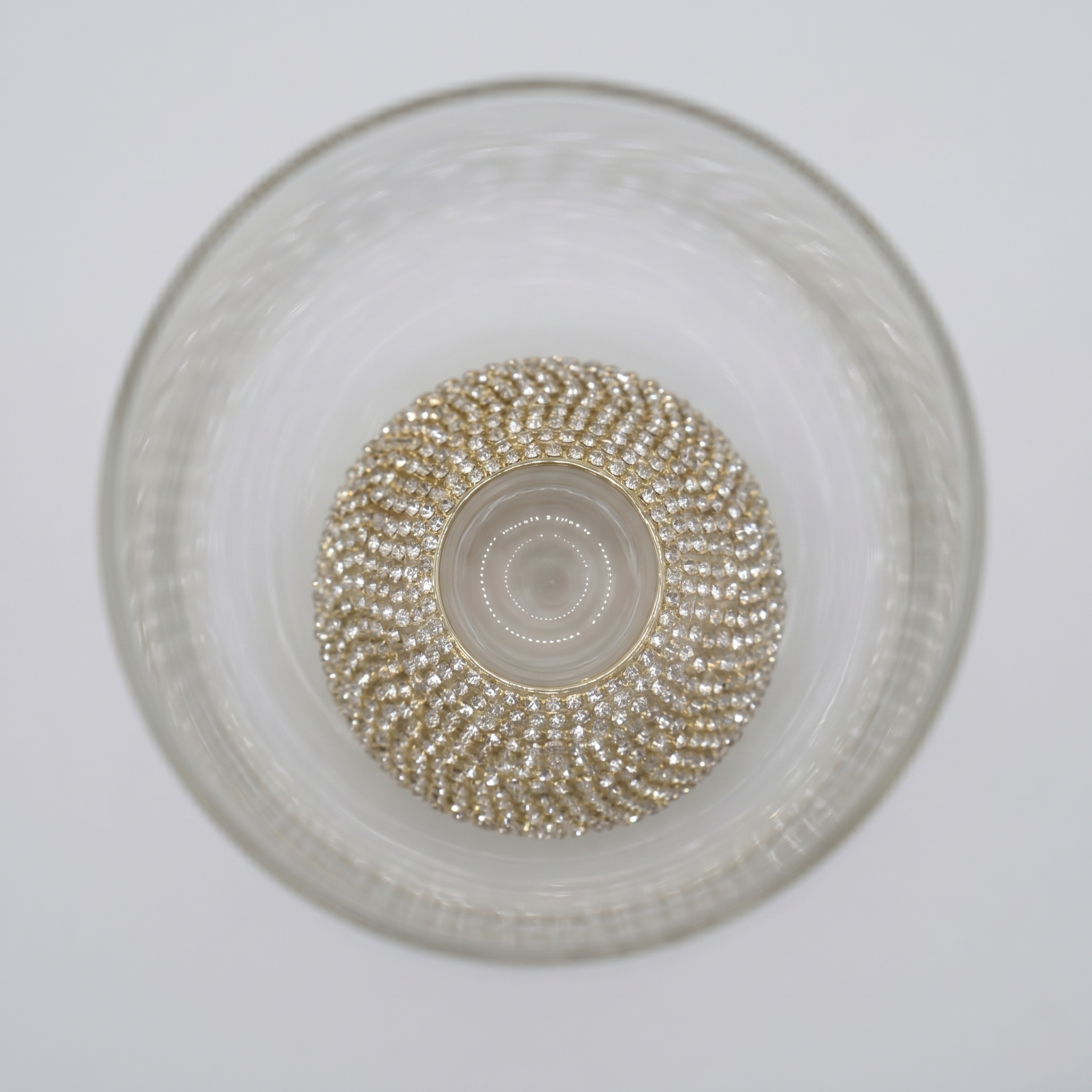 Crystal Glow Goblet Vase