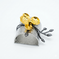 Luxury Two-Tone Orchid Napkin Ring