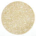 Modern Abstract Gold Lattice Placemat