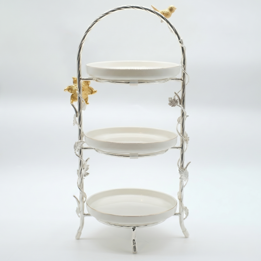 Royal Bird 3-Tier Serving Stand