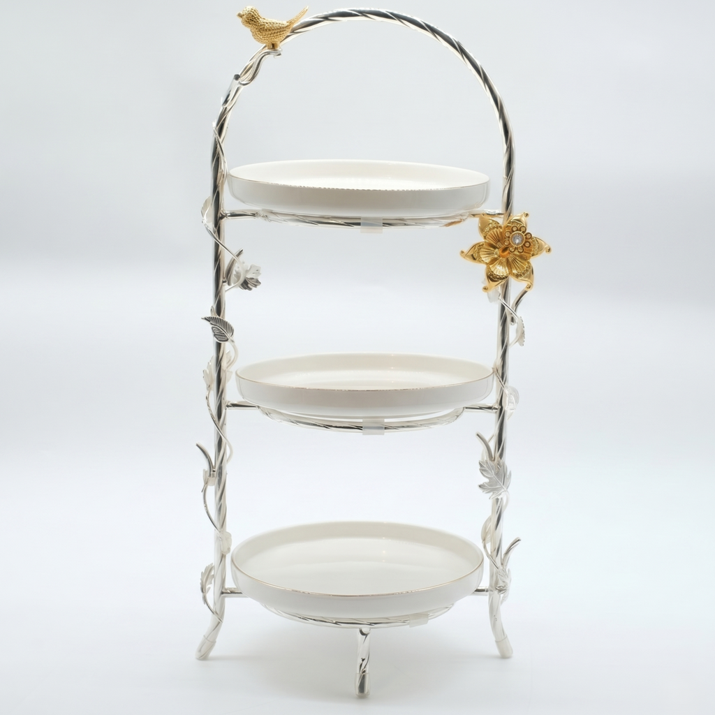 Royal Bird 3-Tier Serving Stand