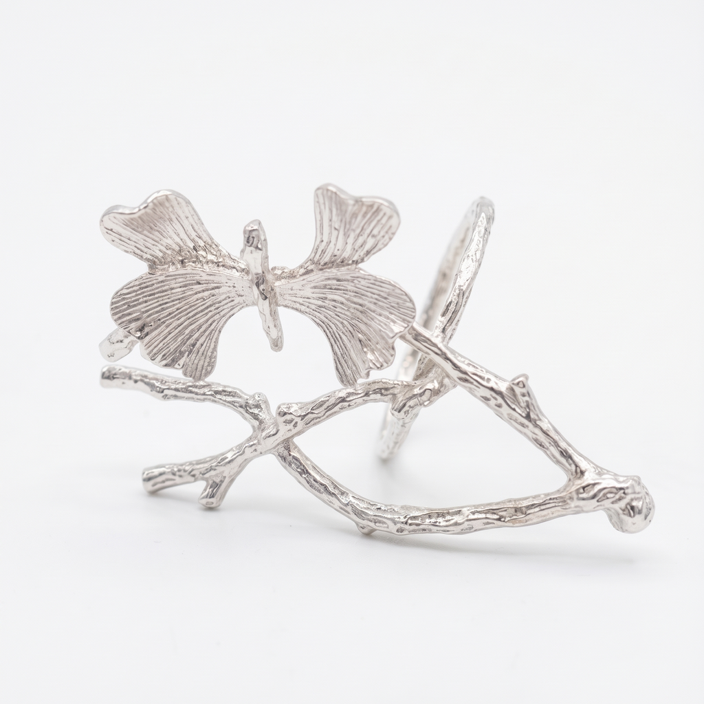 Nature-Inspired Butterfly Branch Napkin Holder