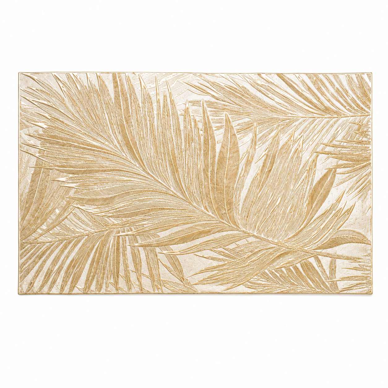 Gilded Tropical Fern Rectangular Placemat