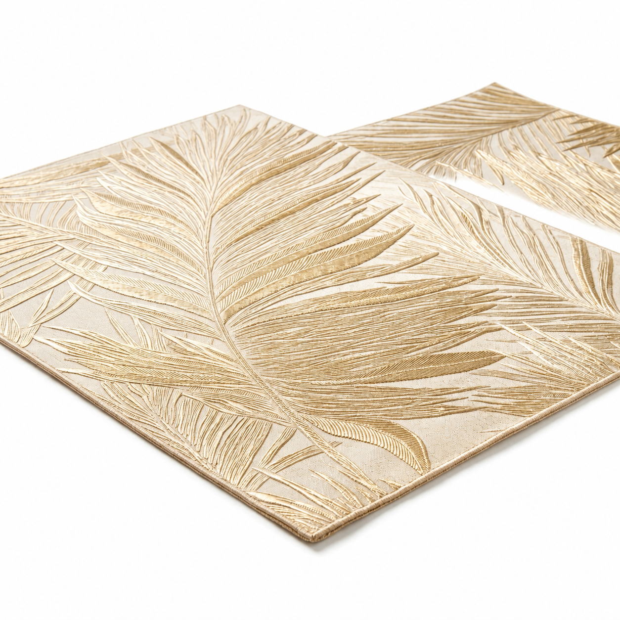 Gilded Tropical Fern Rectangular Placemat