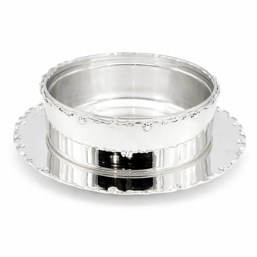 Imperial Silver Serving Bowl with Tray