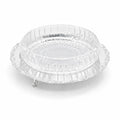 Kensington Crystal Bowl with Silver Tray