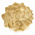 Metallic Gold Peony-Shaped Placemat