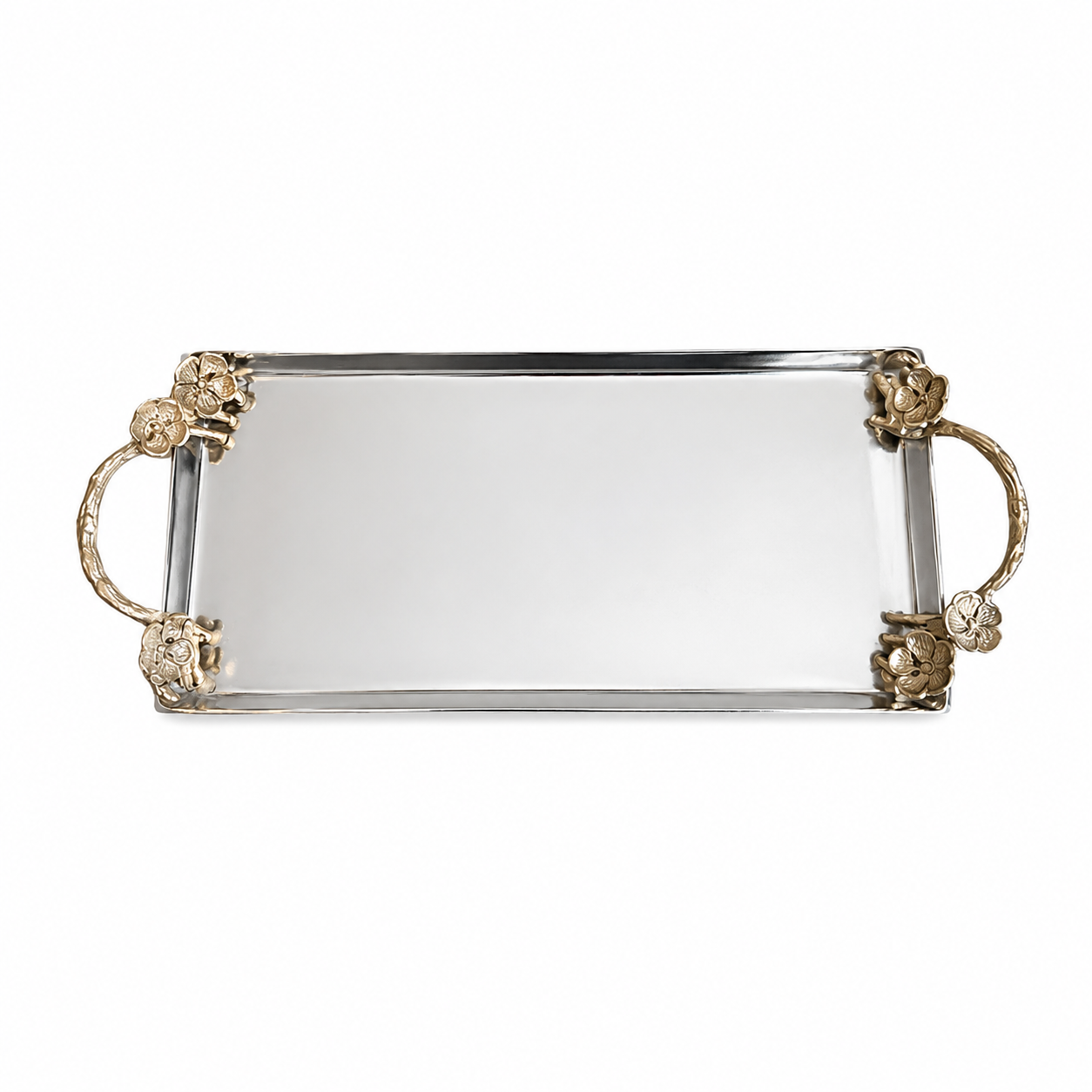 Michael Aram Black Orchid Steel Tray