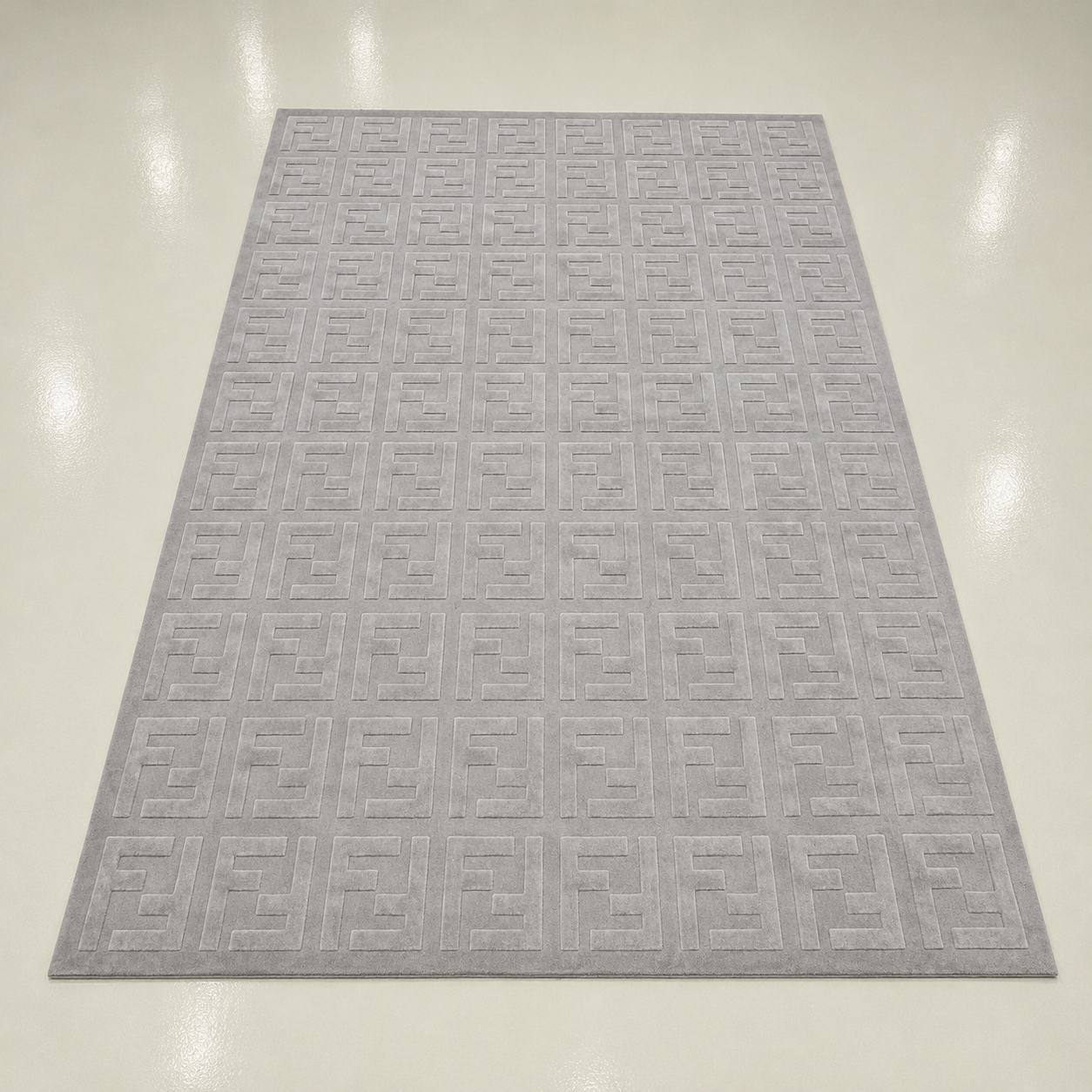Minimal Geometric Pattern Rug