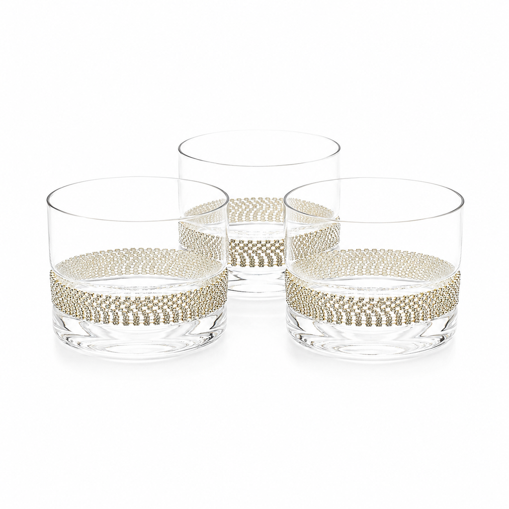 Luxury Rhinestone Tumbler Set