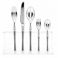 Luxury Silver Stainless Steel Cutlery Set