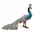 Peacock Splendor Jeweled Figurine