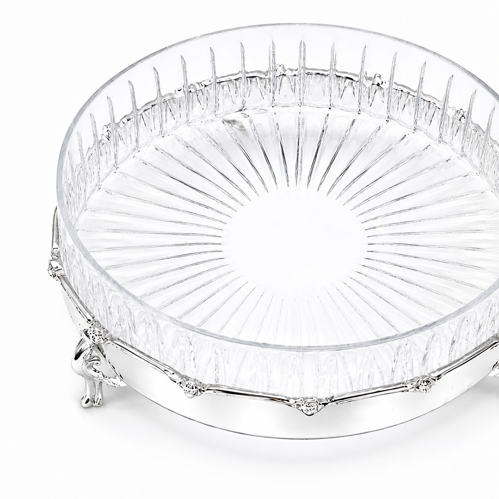 Regency Crystal Serving Bowl