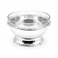 Regency Glass & Silver Serving Bowl