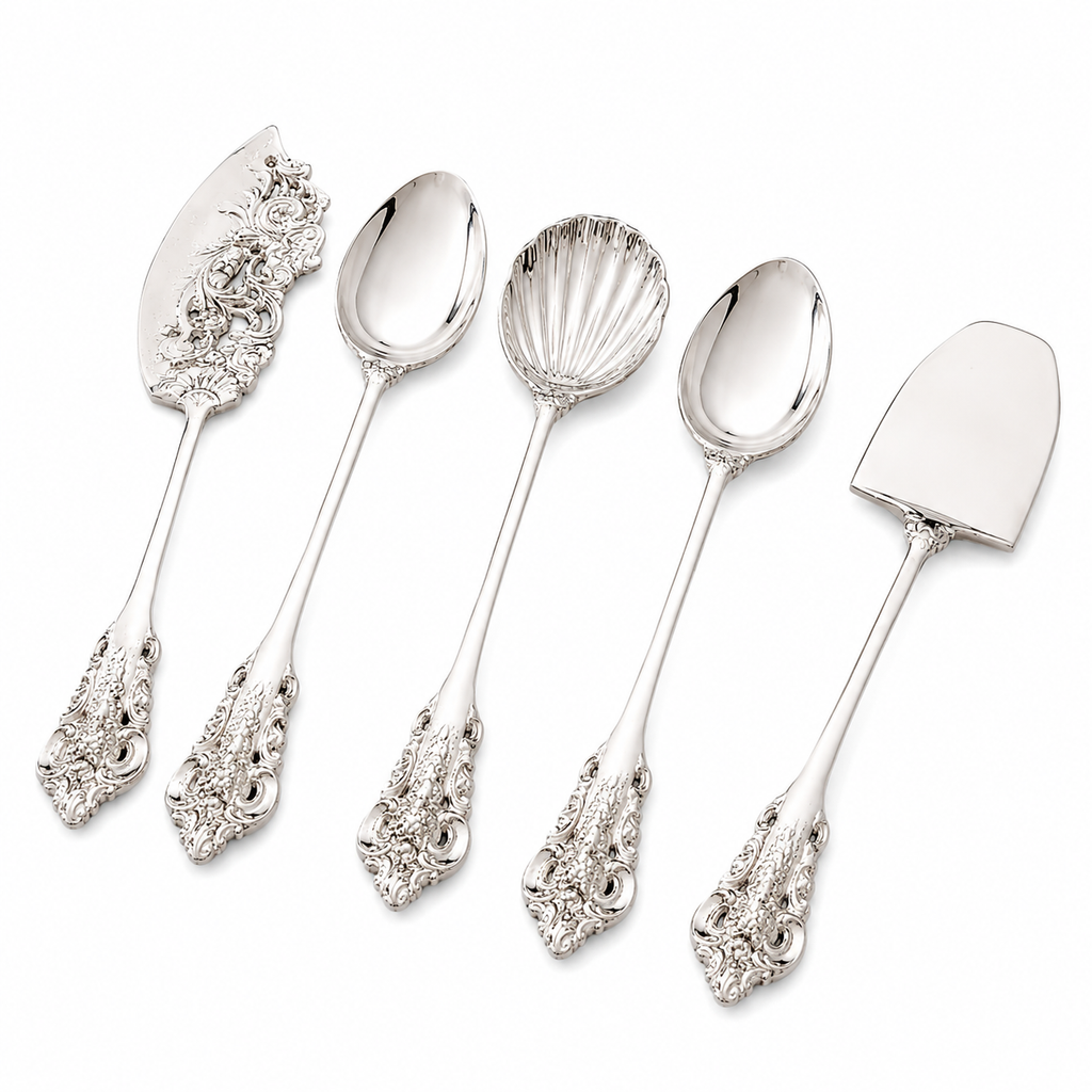 Royal Baroque 5-Piece Silver Serving Set