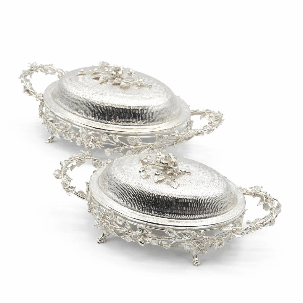 Royal Blossom Covered Serving Dish Set