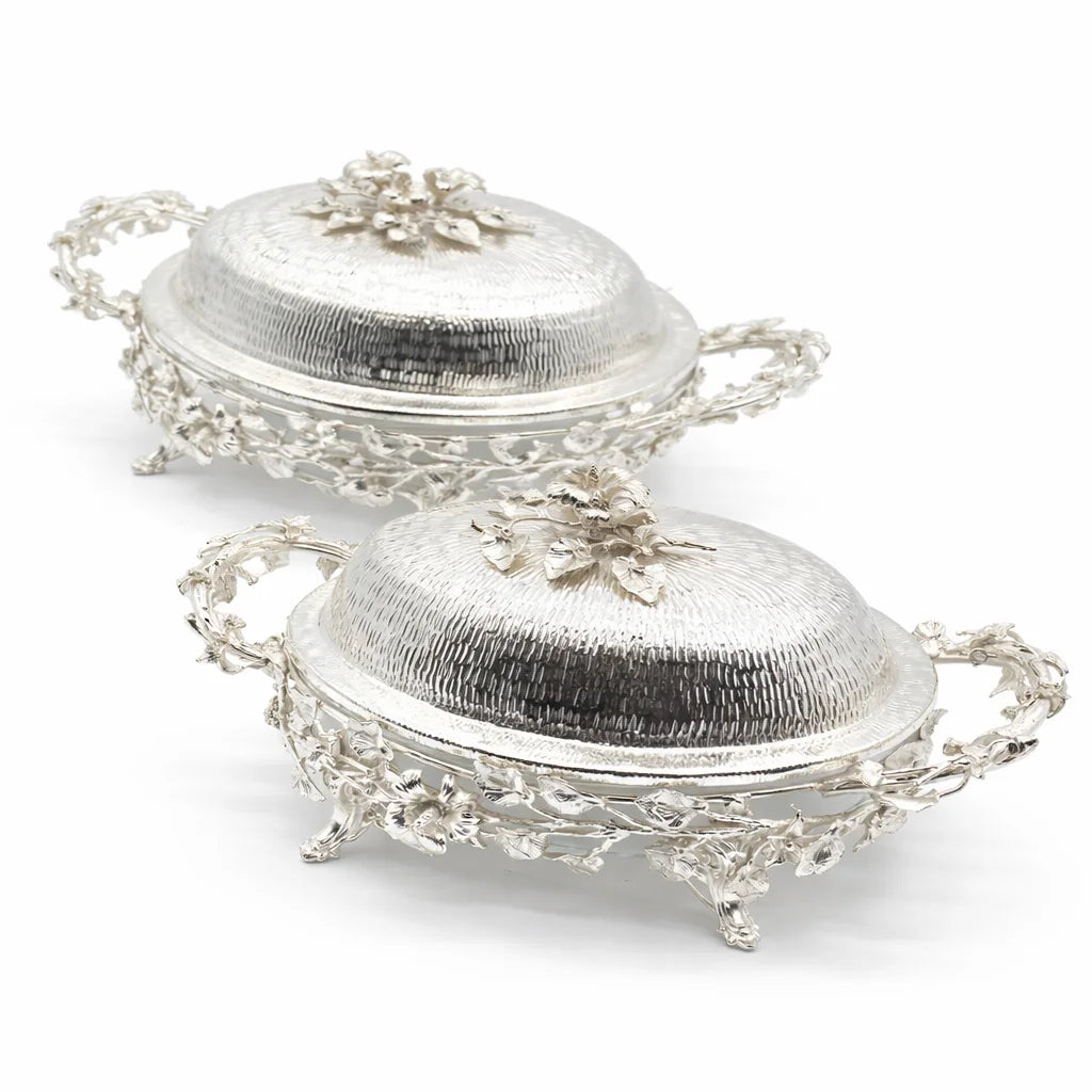 Royal Blossom Covered Serving Dish Set