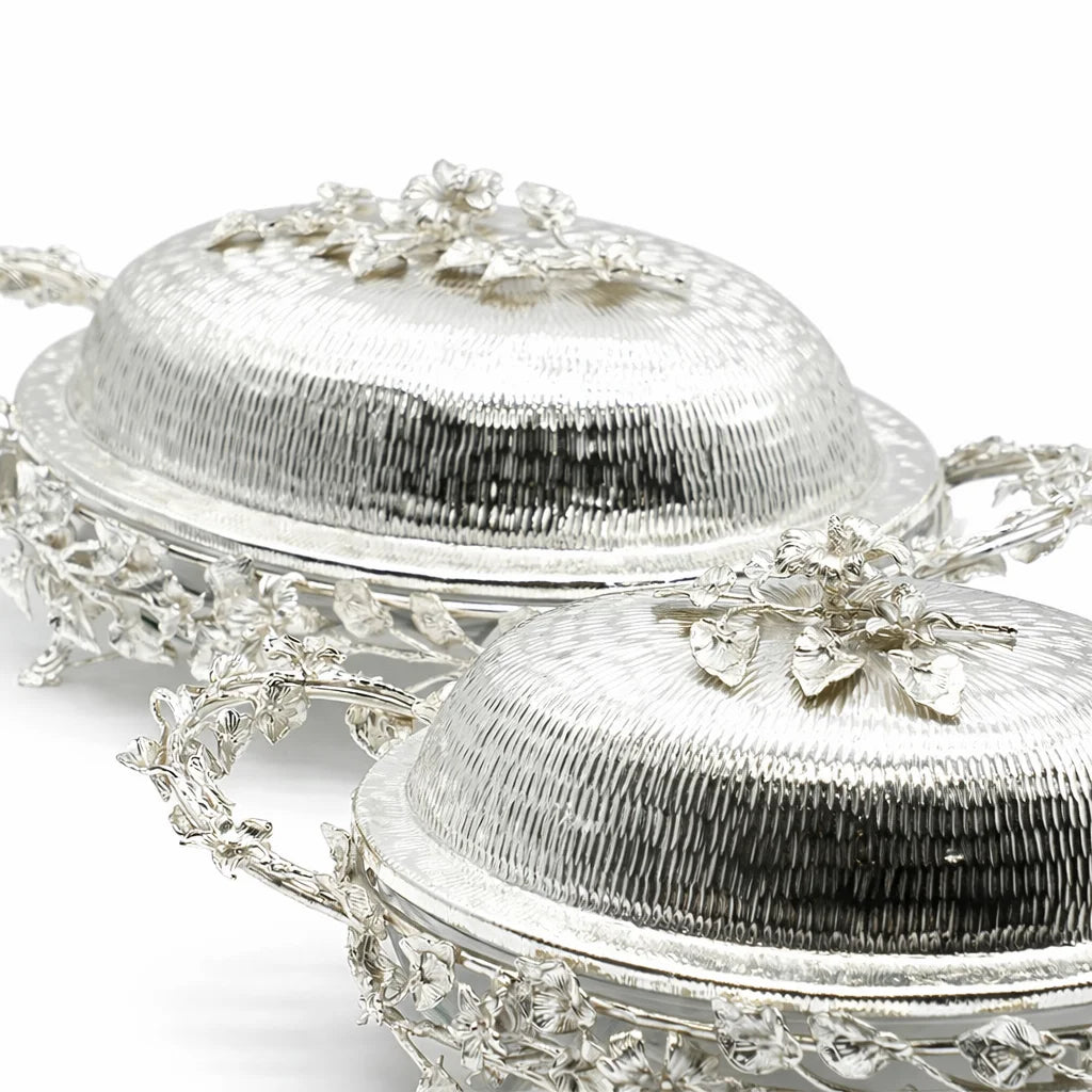Royal Blossom Covered Serving Dish Set