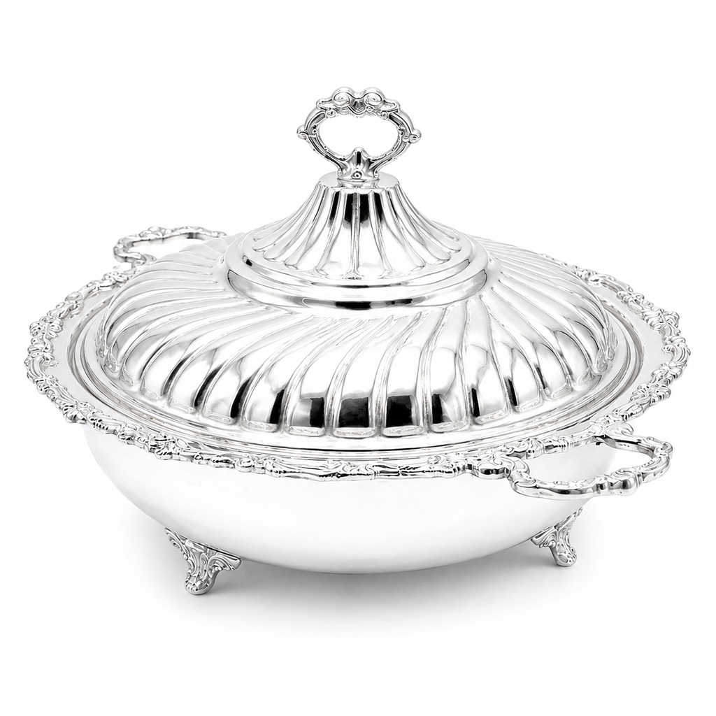 Seren Luxe Silver Serving Dish
