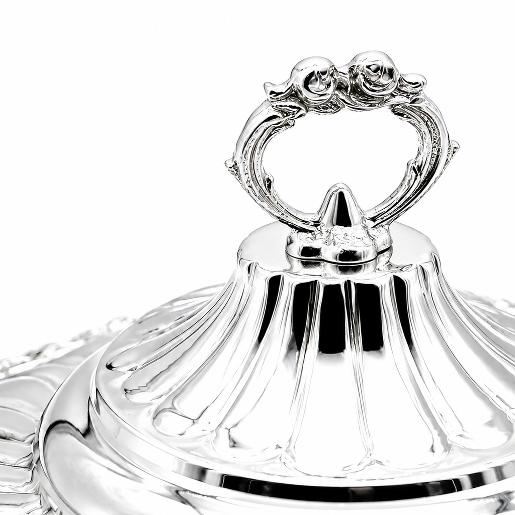 Seren Luxe Silver Serving Dish