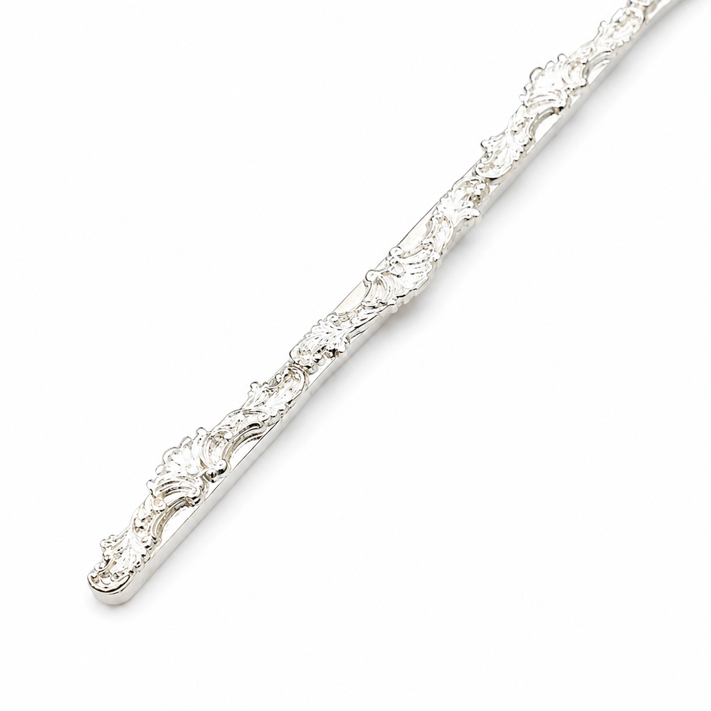 Silver Vine Handle Cake Server Set