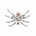 Silver Crystal Spider Table Accessory