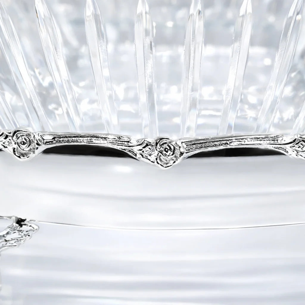 Victoria Crystal Footed Serving Bowl