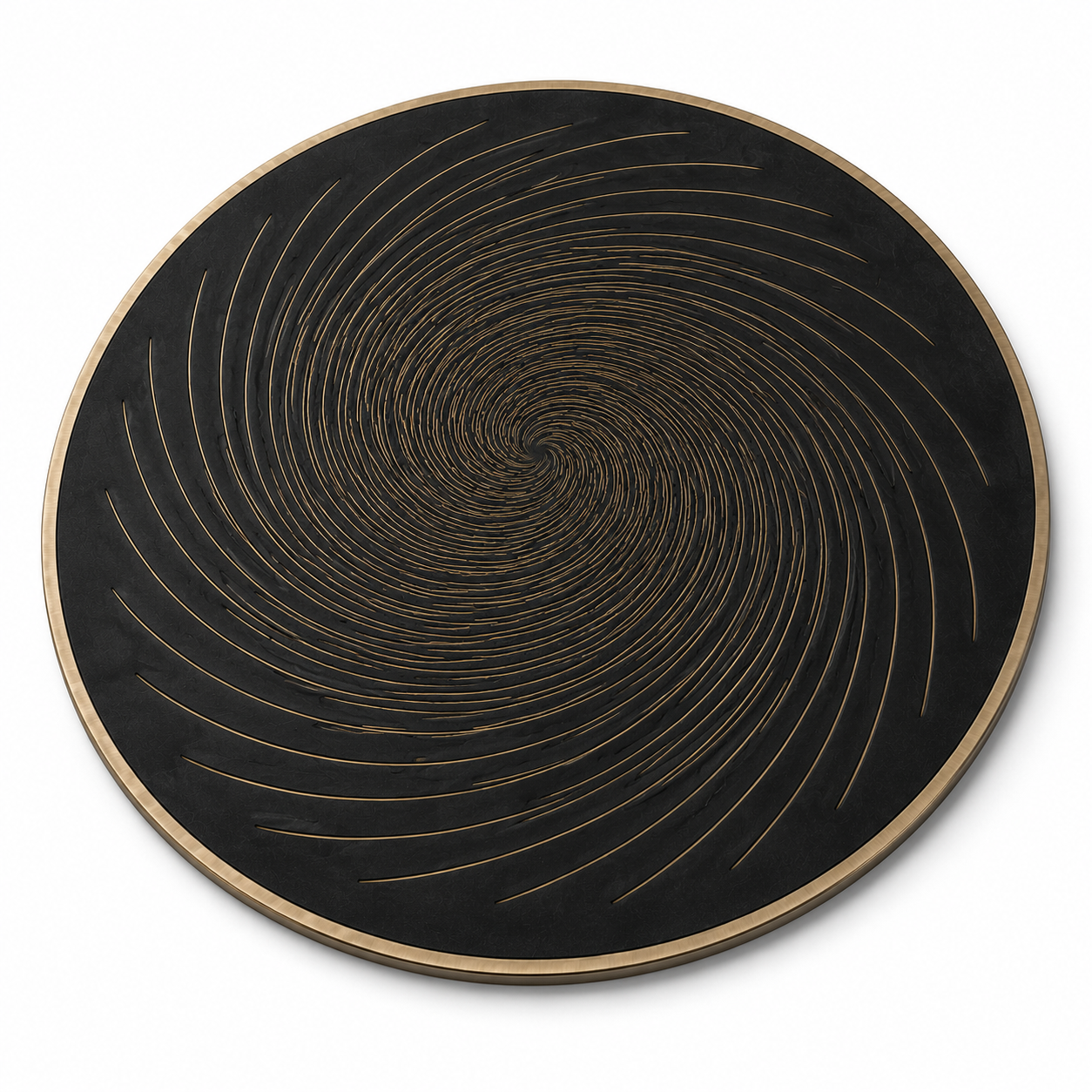 Abstract Vortex Geometric Table Mat