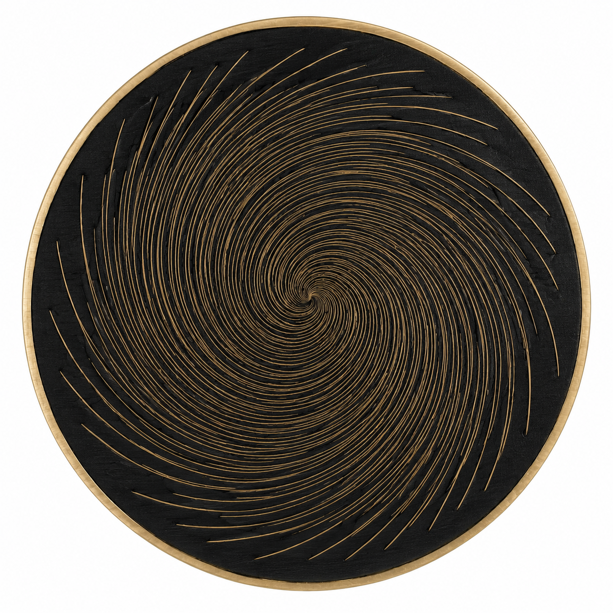 Abstract Vortex Geometric Table Mat